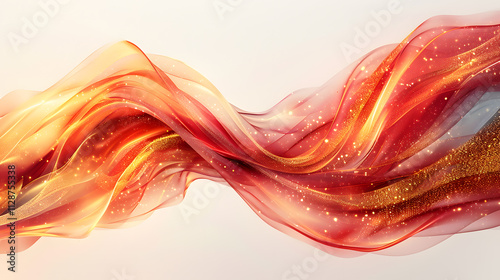 Explore dynamic red and gold silk patterns ideal for artistic projects, suggesting luxury and elegance. These designs can add an aesthetic and creative touch to backgrounds