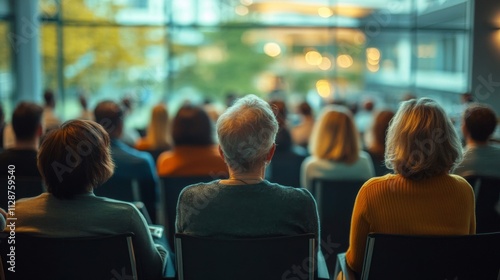 Attendees in a Conference or Lecture Hall