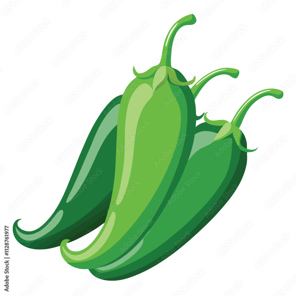 illustration of a chili pepper illustration of a chili pepper