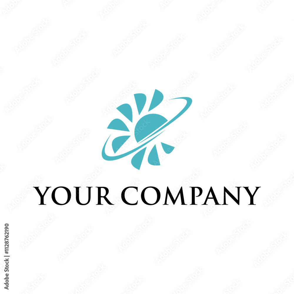 Fototapeta premium Very strong and modern house roof logo concept