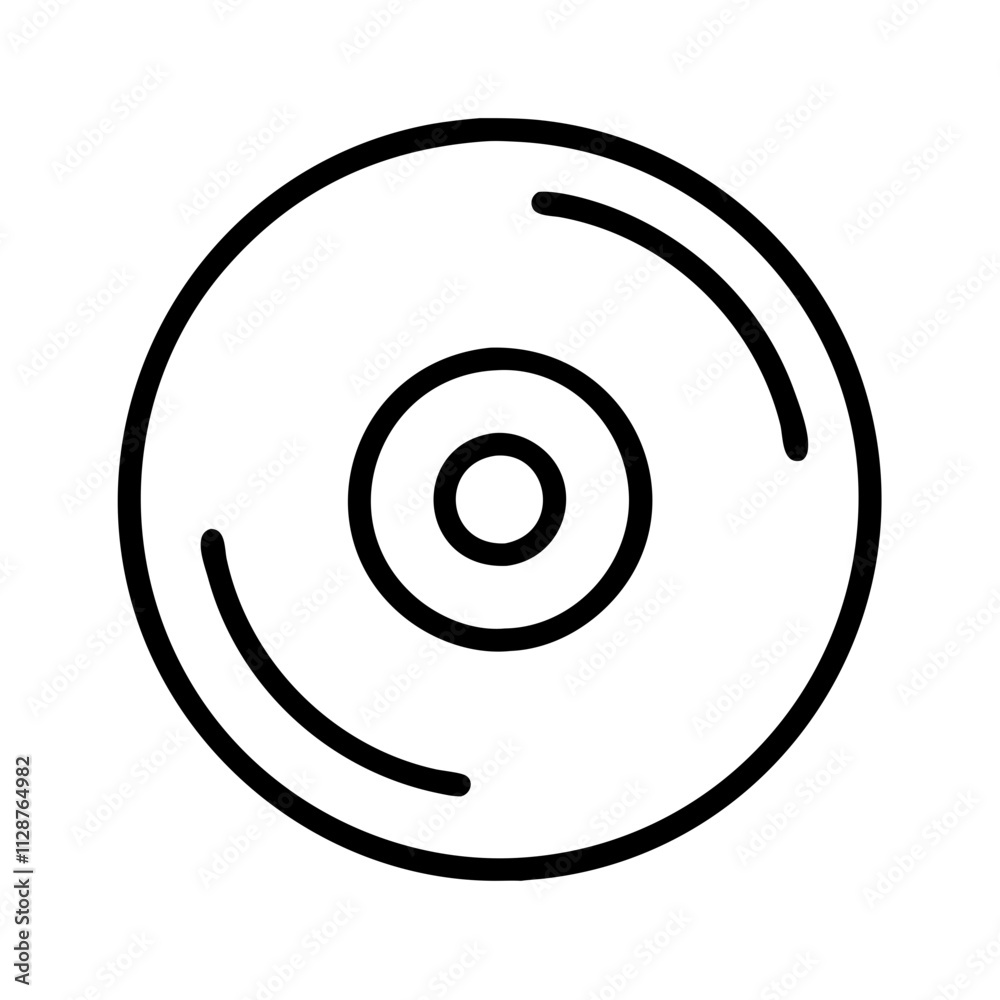 compact disc icon, national retro day line art, retro icon - simple black line art icon of compact disc , for national retro day celebrations. retro vector art. compact disc icon, national retro day line art, retro icon - simple black line art icon of compact disc , for national retro day celebrations. retro vector art.