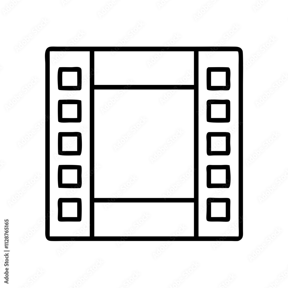 film strip icon, national retro day line art, retro icon - simple black line art icon of film strip , for national retro day celebrations. retro vector art. film strip icon, national retro day line art, retro icon - simple black line art icon of film strip , for national retro day celebrations. retro vector art.