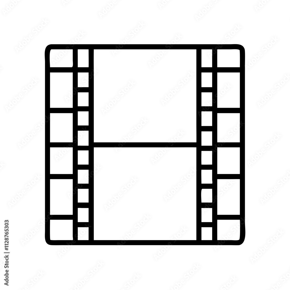 film strip icon, national retro day line art, retro icon - simple black line art icon of film strip , for national retro day celebrations. retro vector art. film strip icon, national retro day line art, retro icon - simple black line art icon of film strip , for national retro day celebrations. retro vector art.