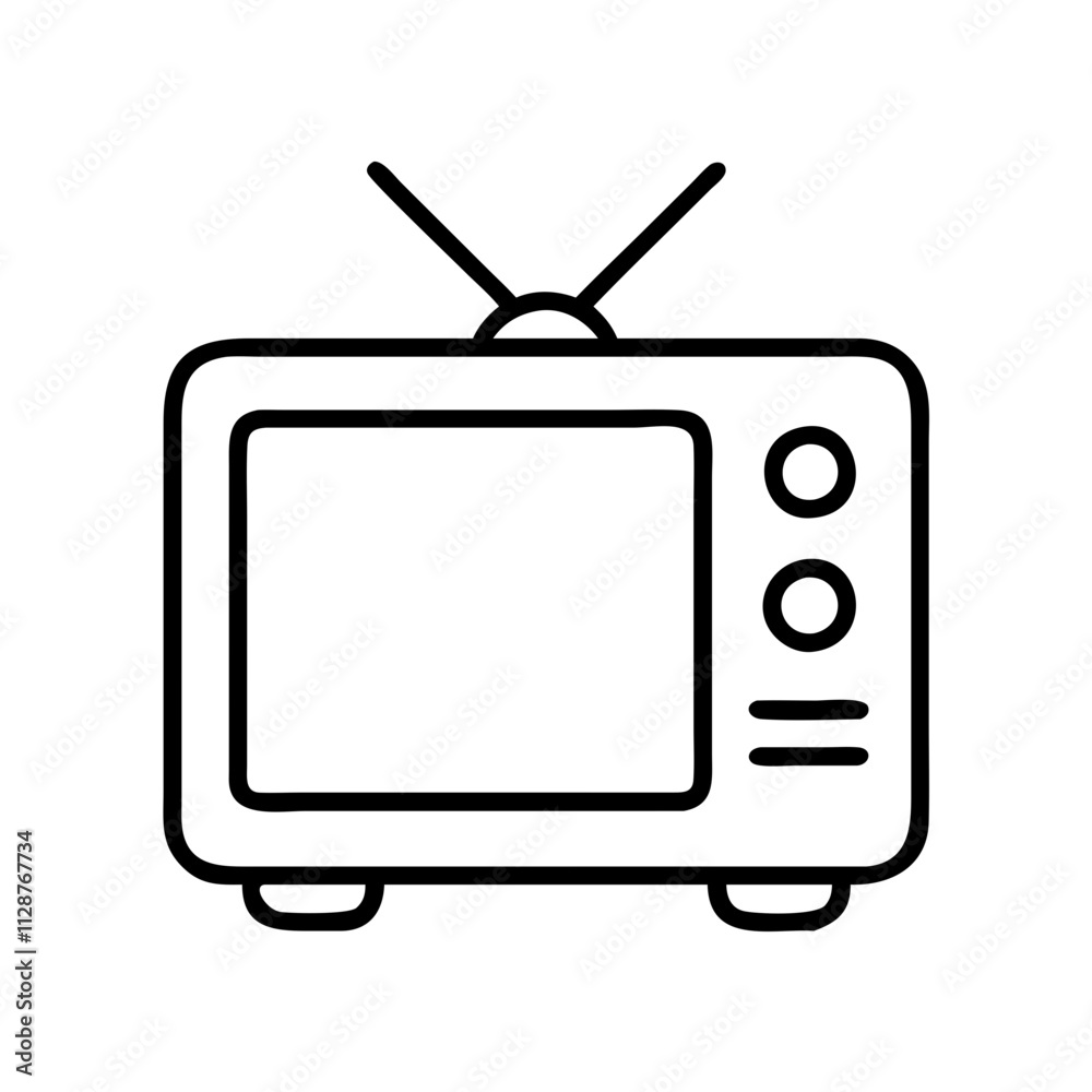 retro tv icon, national retro day line art, retro icon - simple black line art icon of retro tv , for national retro day celebrations. retro vector art. retro tv icon, national retro day line art, retro icon - simple black line art icon of retro tv , for national retro day celebrations. retro vector art.
