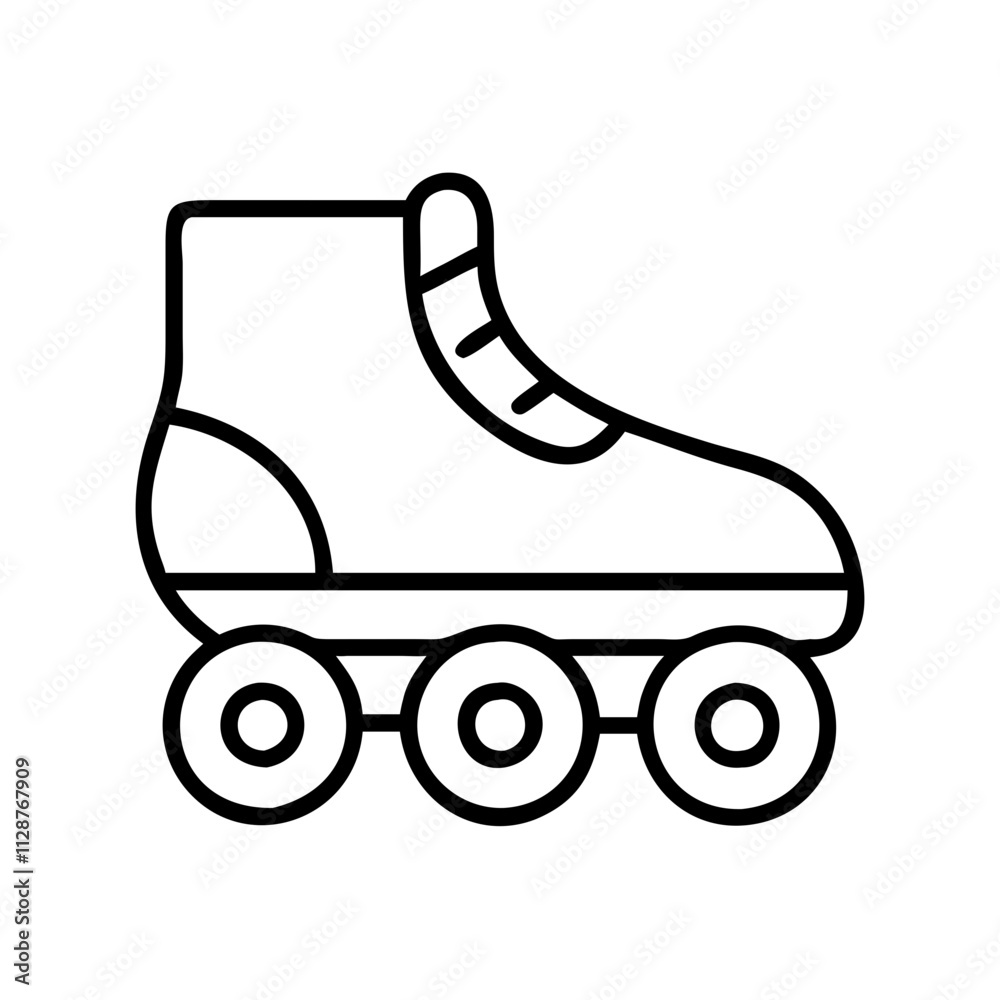 roller disco skates icon, national retro day line art, retro icon - simple black line art icon of roller disco skates , for national retro day celebrations. retro vector art. roller disco skates icon, national retro day line art, retro icon - simple black line art icon of roller disco skates , for national retro day celebrations. retro vector art.