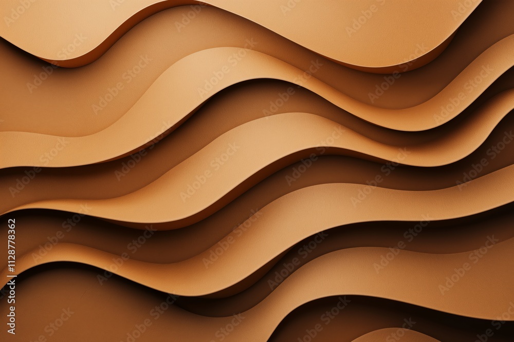 Brown Textured Wavy Background Brown Textured Wavy Background