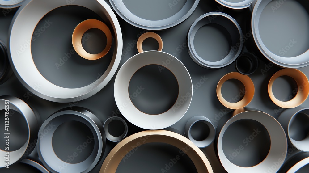 An abstract background of circles in various sizes and colors. An abstract background of circles in various sizes and colors.