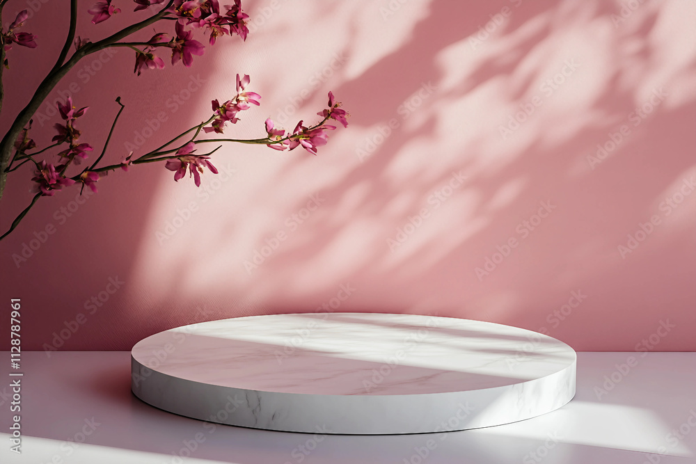 3D Rendering of a Clean, Minimal Product Showcase Platform 3D Rendering of a Clean, Minimal Product Showcase Platform