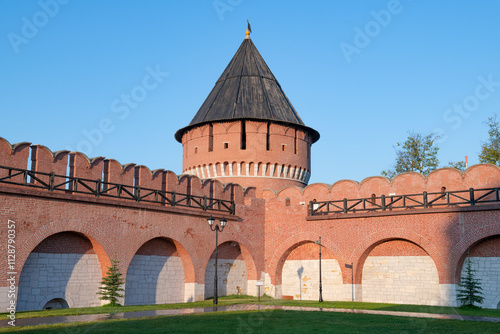 View from the inside of the Ivanovskaya Tower on a sunny July day. Tula Kremlin. Russia photo