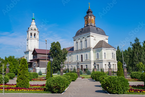 View of the Church of the Nativity of Christ (Nikolozaretskaya) on a sunny July day. Tula photo