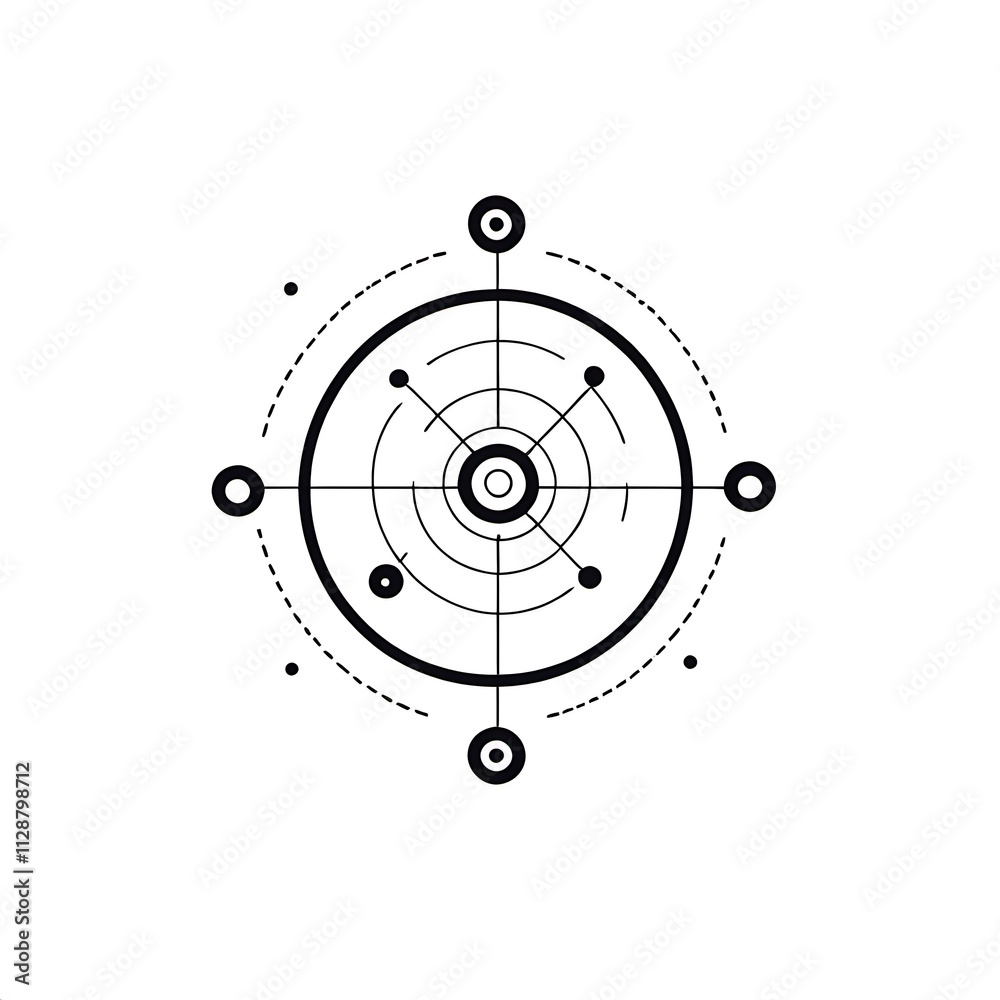 Abstract Sacred Geometry Mandala 
