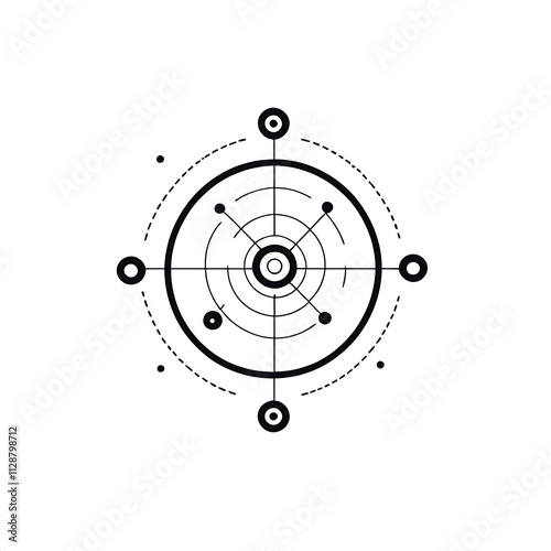Wallpaper Mural Abstract Sacred Geometry Mandala  Torontodigital.ca