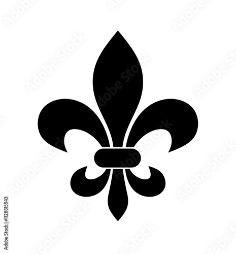 fleur de lis icon vector with trendy design