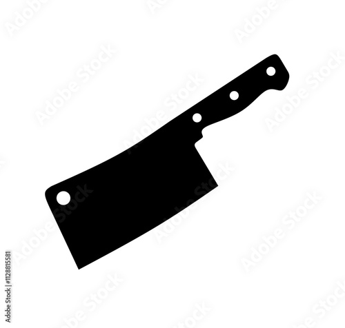 butcher knife icon vector with trendy design. knife icon