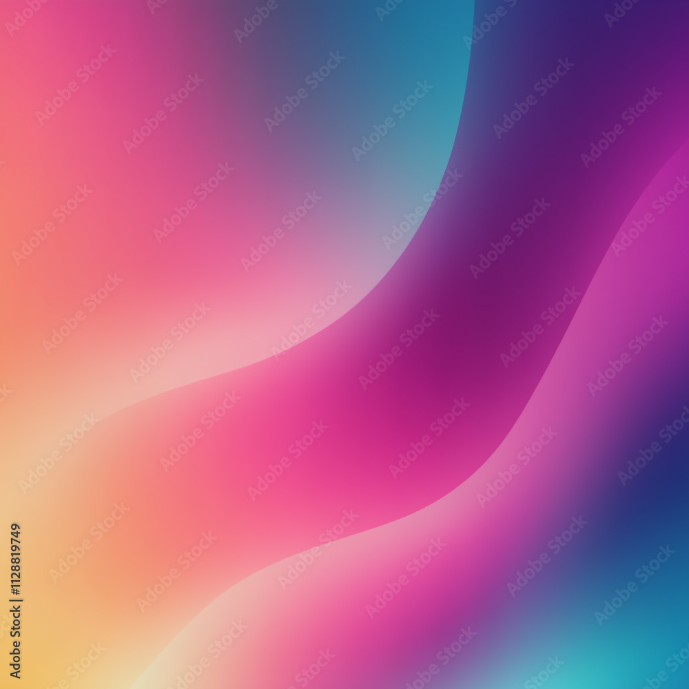 Abstract background with gradient of colors, flowing smooth and dynamic manner Abstract background with gradient of colors, flowing smooth and dynamic manner