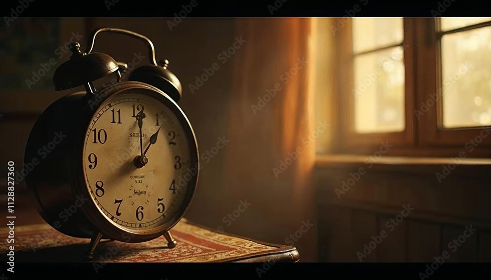 Naklejka premium Vintage clock