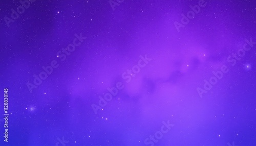 A Purple Night Sky Filled With Distant Stars