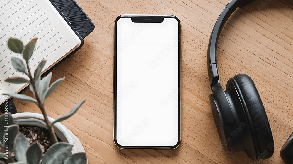 Realistic Smartphone Mockup 3D Render Realistic Smartphone Mockup 3D Render