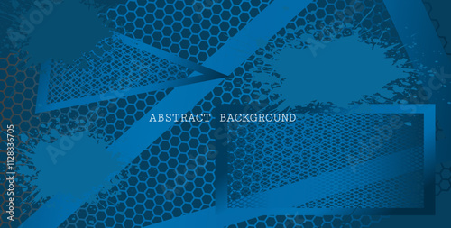 Abstract background of geometric shapes with grunge concept. Modern futuristic background. Can be used for book covers, brochures, pamphlets, magazines, banners and wallpaper backgrounds