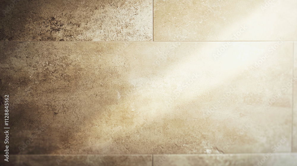 Naklejka premium Subtle gradient effect on stone tiles with mocha mousse colors for refined backgrounds