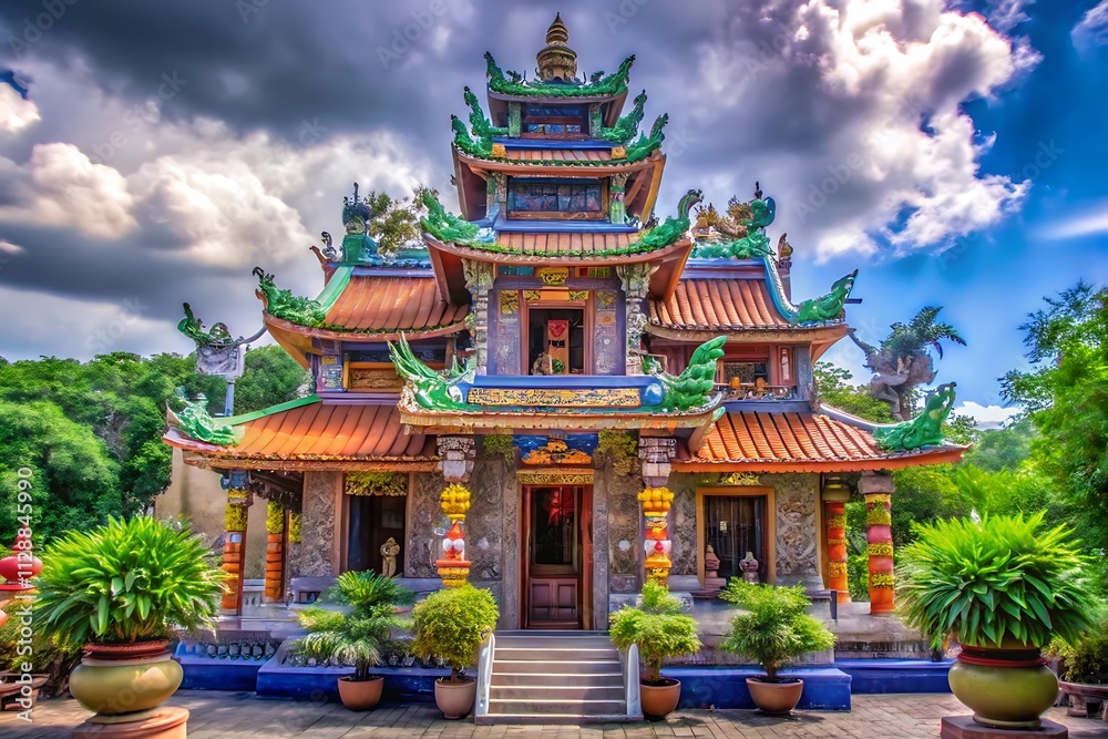Sacred Temple Design Symbolizing Spirituality Sacred Temple Design Symbolizing Spirituality