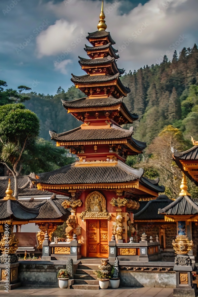 Sacred Temple Design Symbolizing Spirituality Sacred Temple Design Symbolizing Spirituality