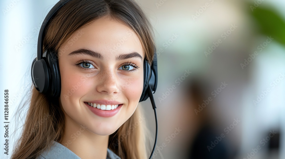 Aerial view of a bustling customer service team selective focus on teamwork realistic Multilayer with communication flow Aerial view of a bustling customer service team selective focus on teamwork realistic Multilayer with communication flow