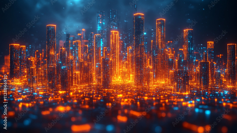future city, background space future city, background space