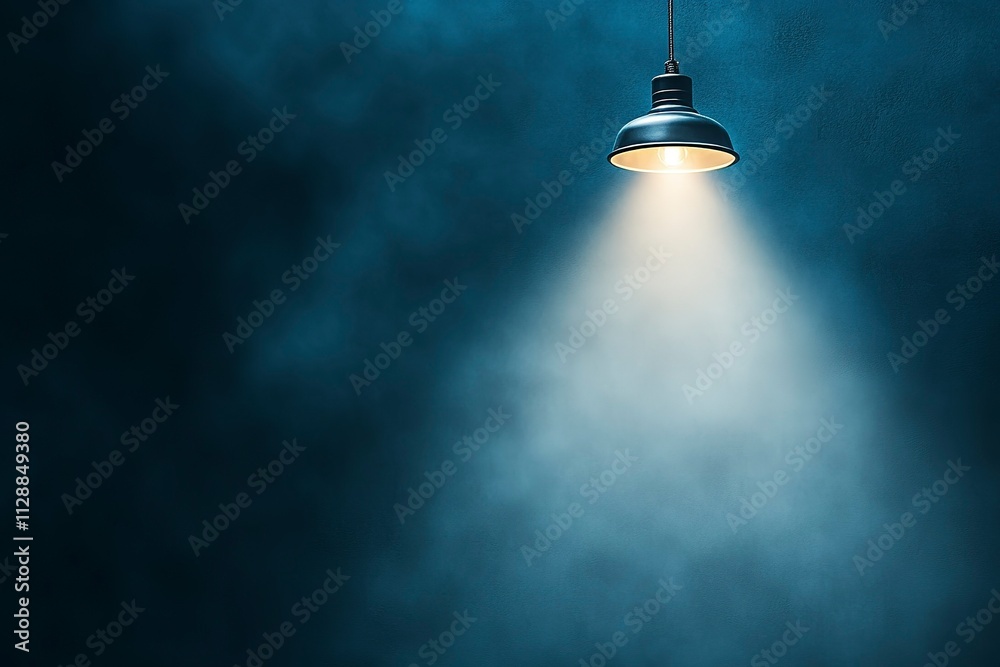 light casting a spotlight effect in a dark room, blank white light casting a spotlight effect in a dark room, blank white