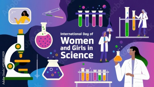 Template Background Dedicated to Empowering Women on International Day of Women and Girls in Science
Empowering Women Theme for Template Background on International Day of Women and Girls in Science