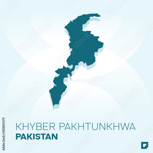 Khyber Pakhtunkhwa vector map, Vector map of Khyber Pakhtunkhwa, editable eps, AI files, Vector illustration of Khyber Pakhtunkhwa vector map