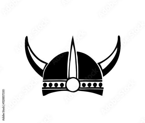 Nordic helmet with horns, in bold design, historical headgear