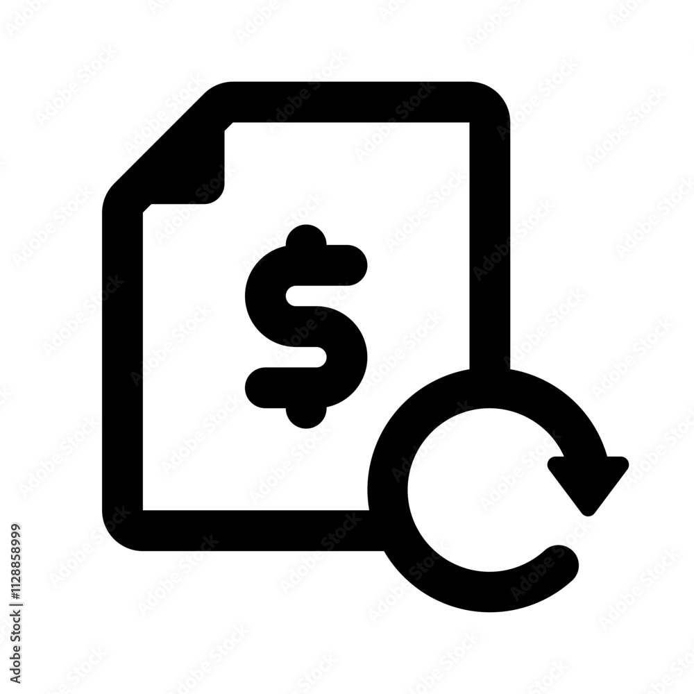 Refinancing Simple Line Icon. Single icon, line vector icon Refinancing Simple Line Icon. Single icon, line vector icon