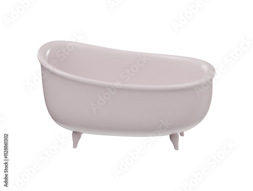 3d bathtub icon