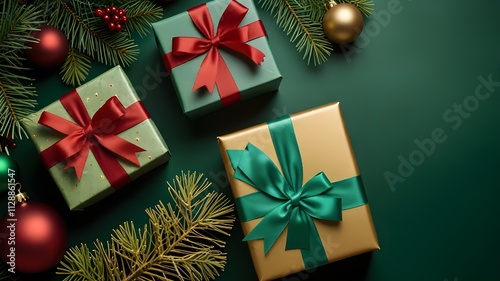 christmas tree and gift box