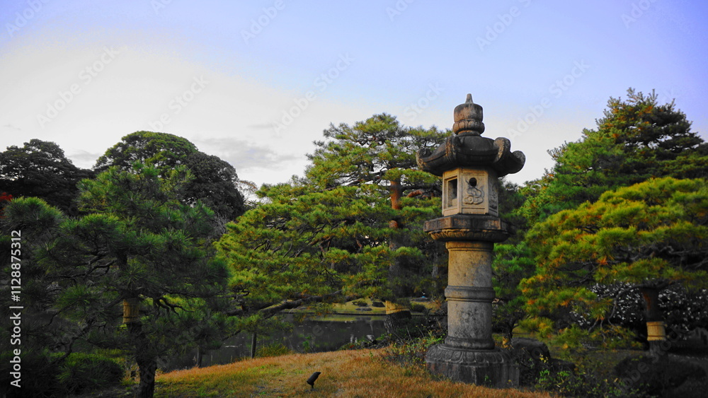 Naklejka premium 秋の六義園