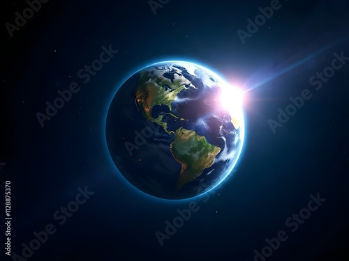 earth in space