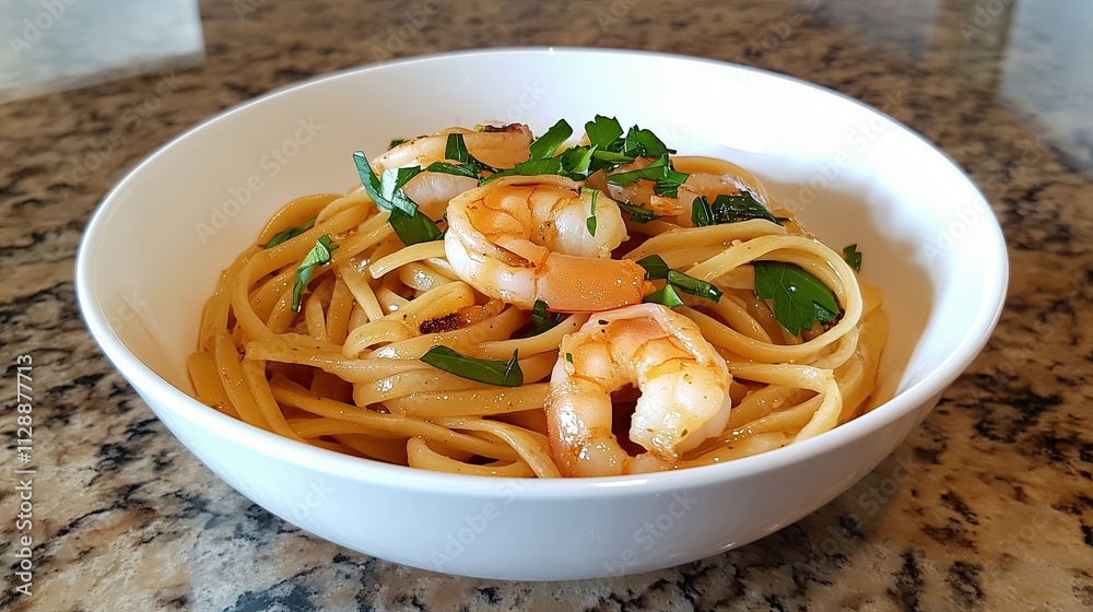 Shrimp Scampi with Linguine and Garlic Butter Sauce Shrimp Scampi with Linguine and Garlic Butter Sauce