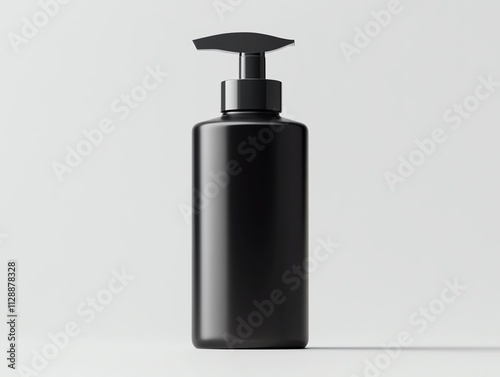 3D render of hair mousse being dispensed from a bottle