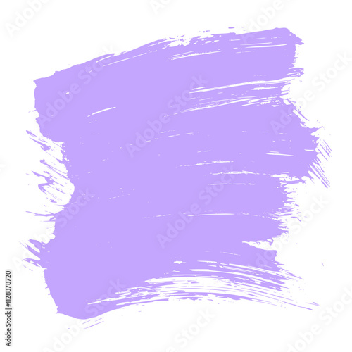 Rough paintbrush stroke texture with uneven edges, vector SVG