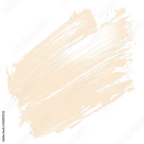 Rough paintbrush stroke texture with uneven edges, vector SVG