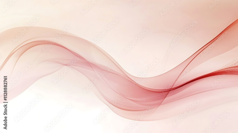Abstract Pink and White Wave Design Abstract Pink and White Wave Design