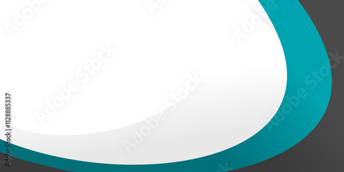 business banner with abstract wave background