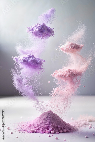 Wallpaper Mural Pink and lavender powder explosion Torontodigital.ca