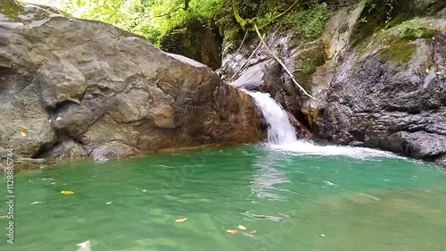 Magnificent nature photo from the camera of a traveler enjoying freedom and inner peace
