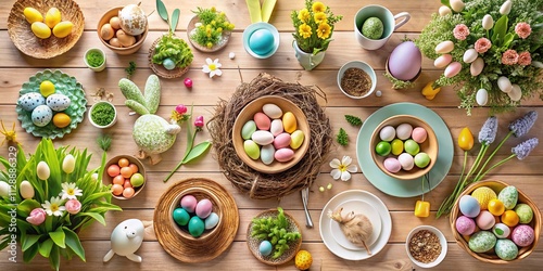 Contemporary Easter Celebration Embracing Eco-Friendly and Sustainable Decorations for a Stylish and Conscious Festive Atmosphere
