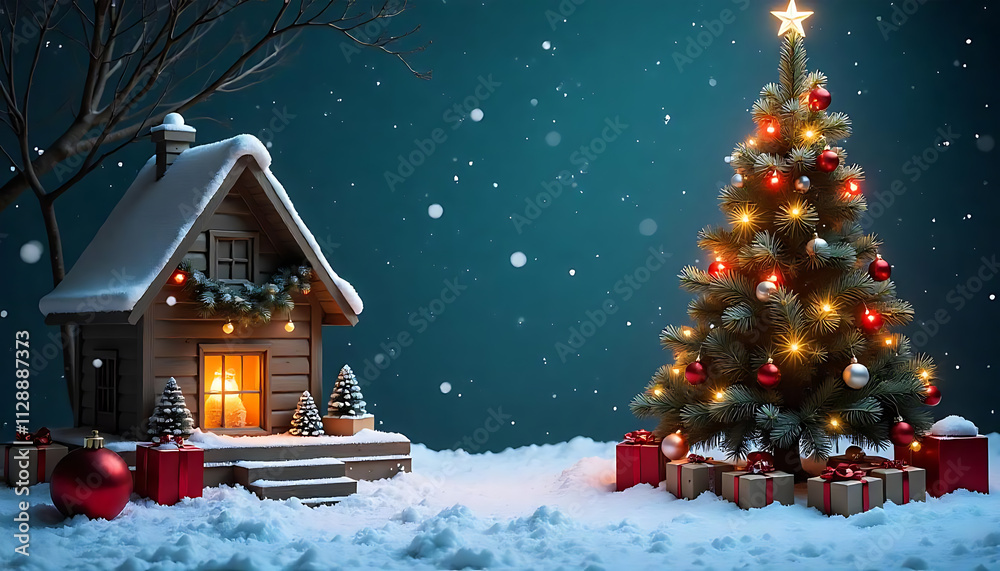 isolated empty christmas background for text isolated empty christmas background for text