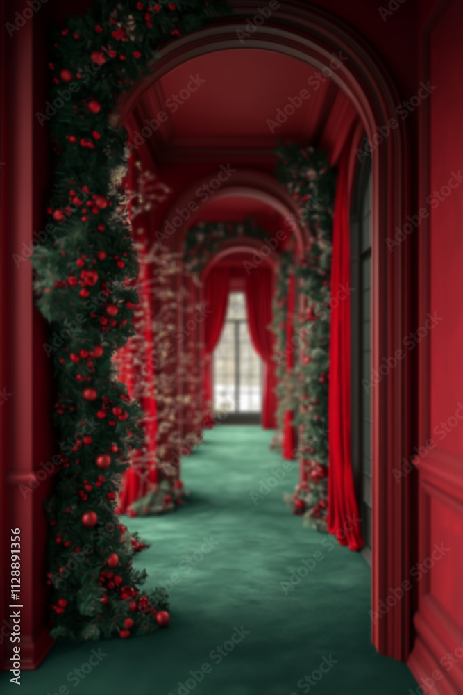 Fototapeta premium Christmas Background Backdrop