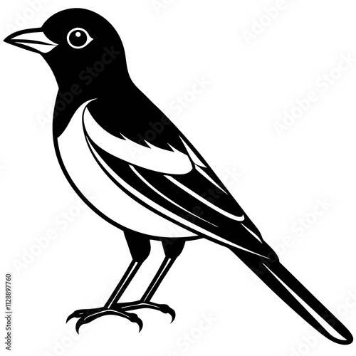 "Oriole Bird Generative AI Vector and Line Art Design for Graphic Projects"