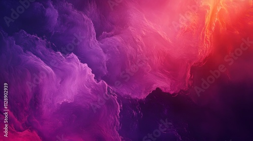Wallpaper Mural Abstract Purple and Red Swirling Cloud Formation Torontodigital.ca